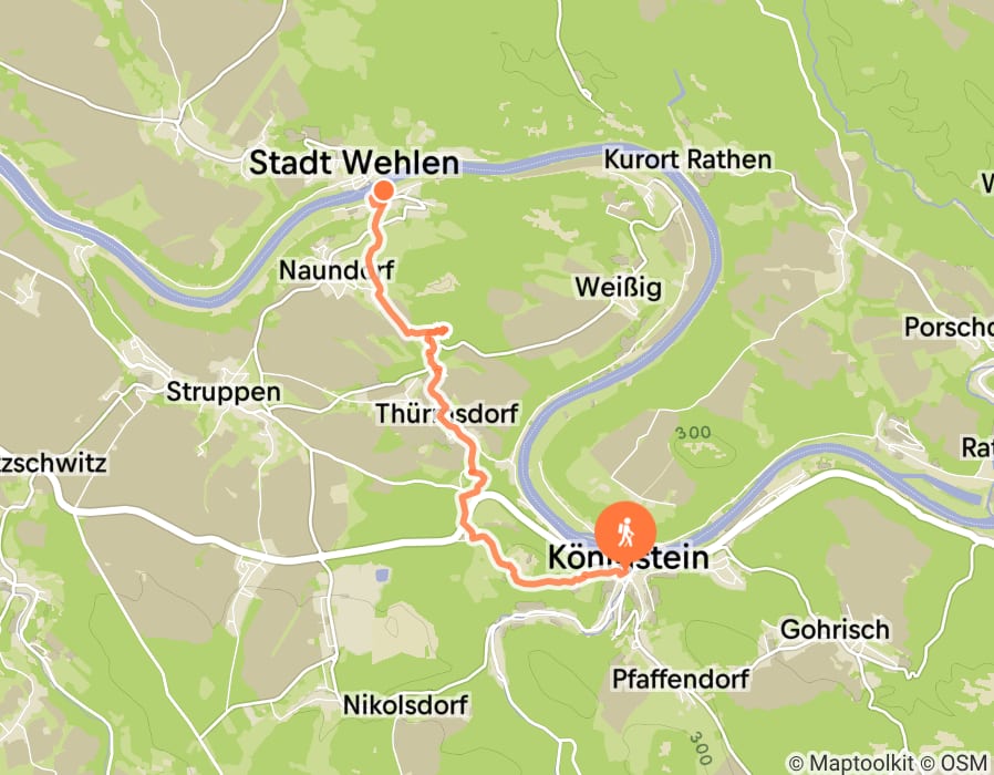Karte der Tour