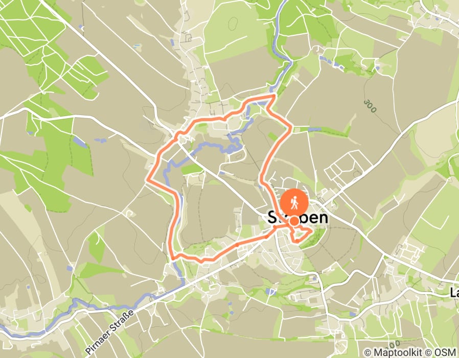 Karte der Tour