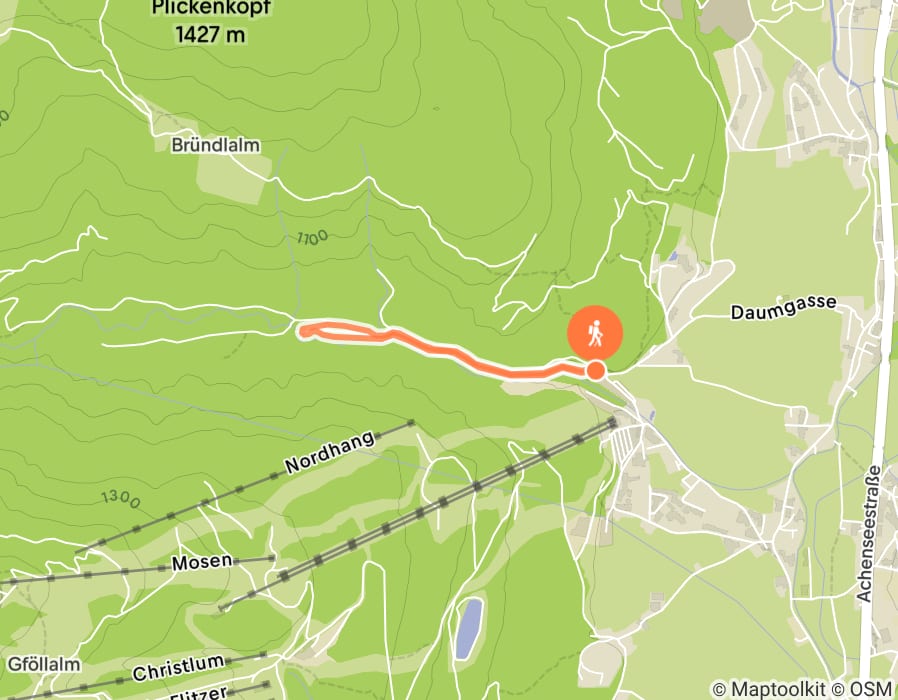 Karte der Tour
