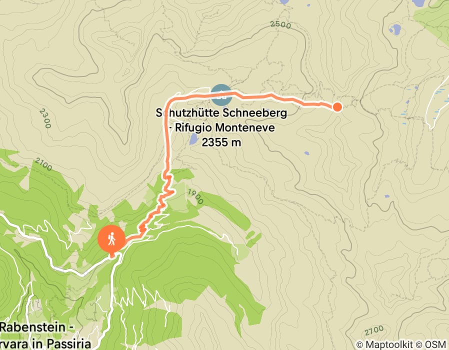 Karte der Tour