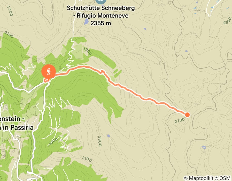 Karte der Tour