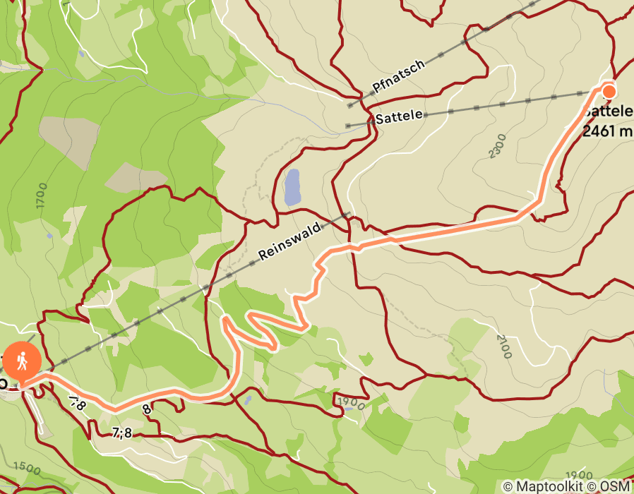 Karte der Tour