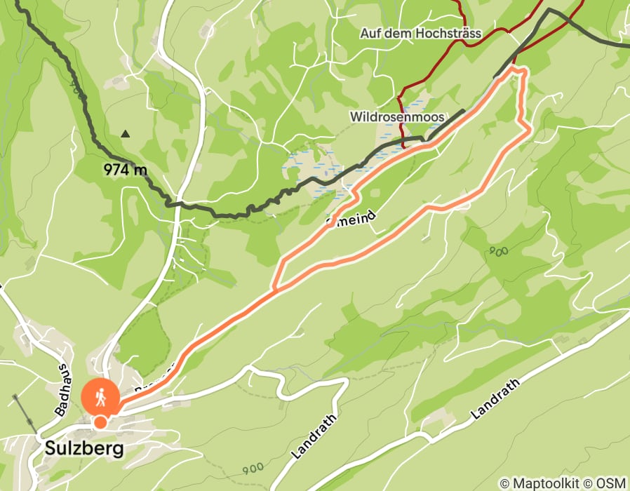 Karte der Tour