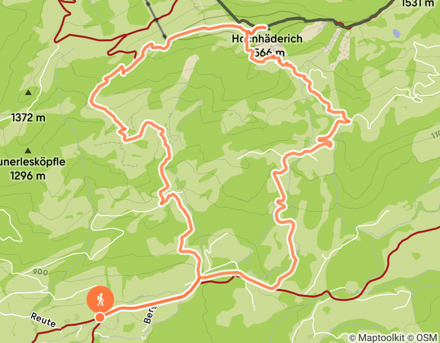 Karte der Tour