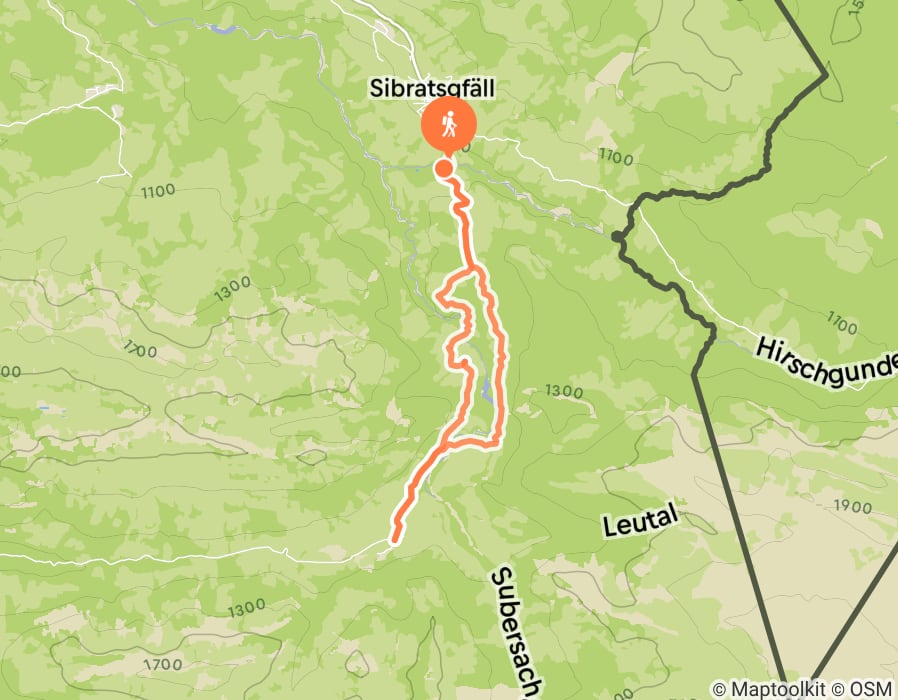 Karte der Tour