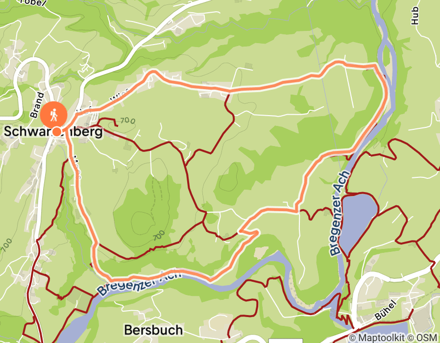 Karte der Tour