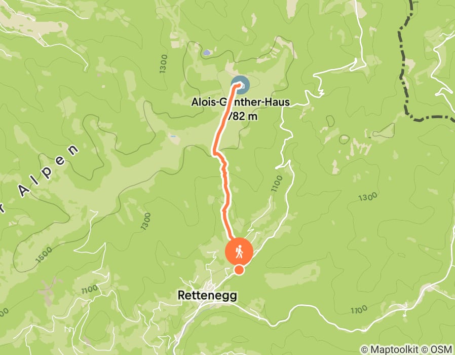 Karte der Tour