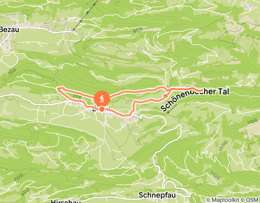 Karte der Tour