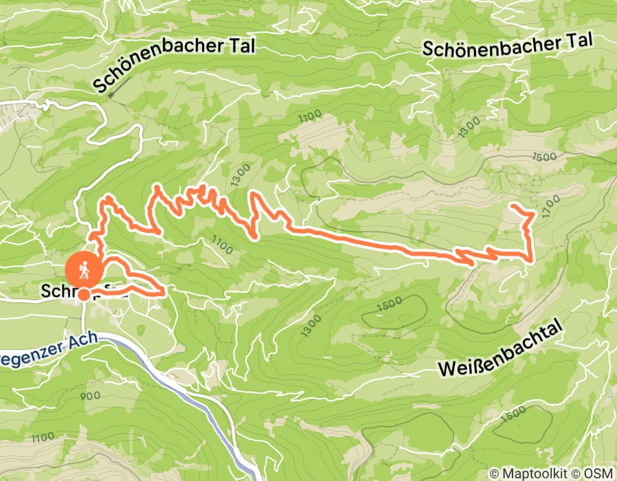 Karte der Tour