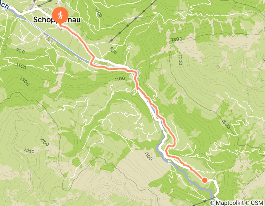 Karte der Tour