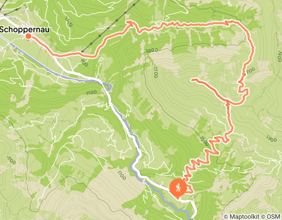 Karte der Tour