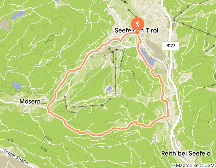 Karte der Tour