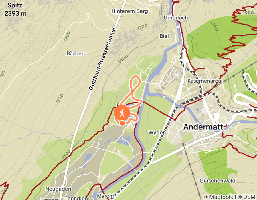 Karte der Tour