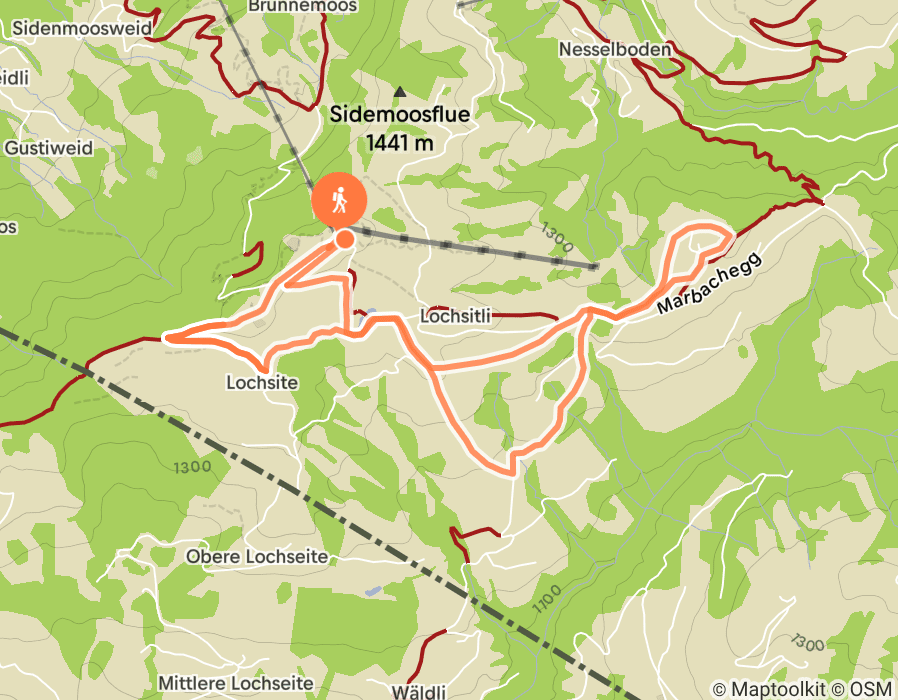 Karte der Tour