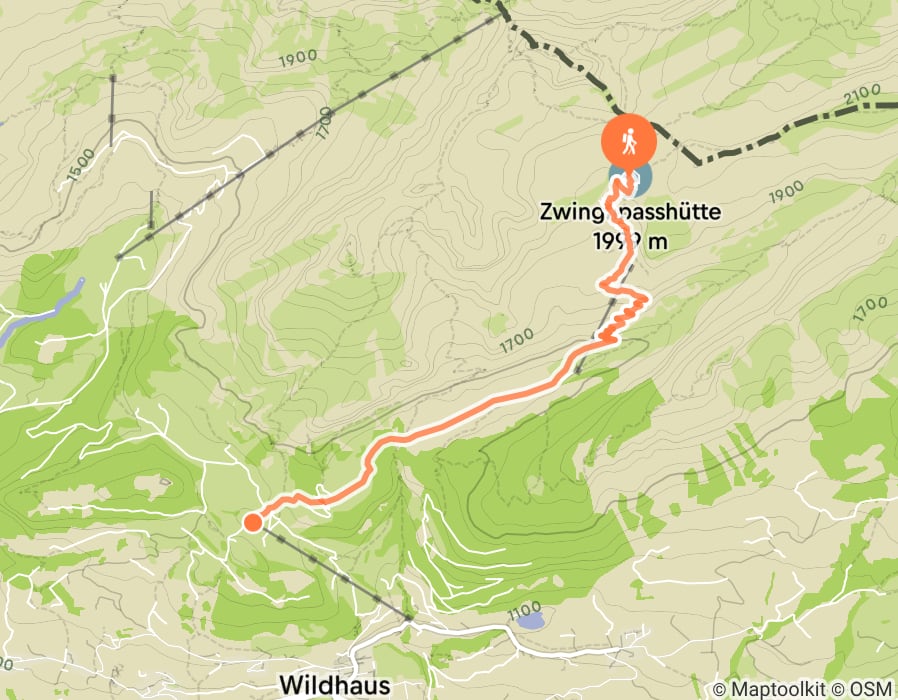 Karte der Tour