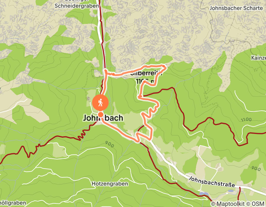 Karte der Tour