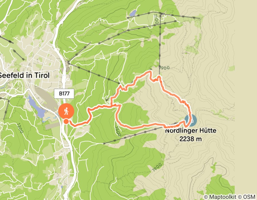 Karte der Tour