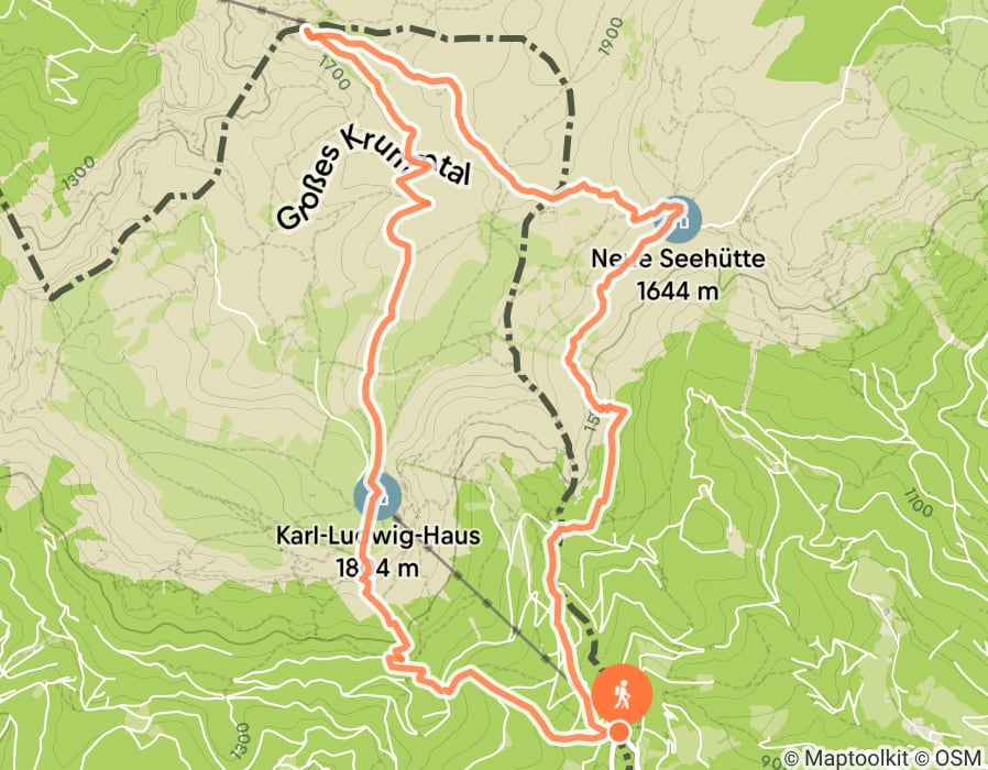 Karte der Tour