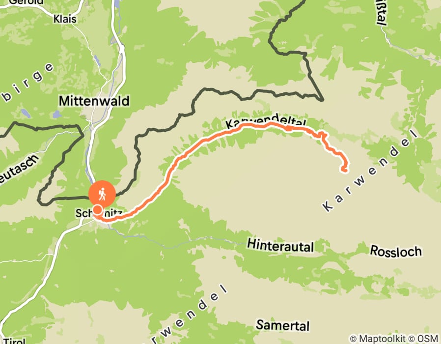 Karte der Tour