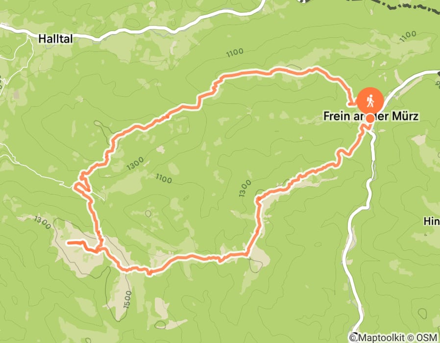 Karte der Tour