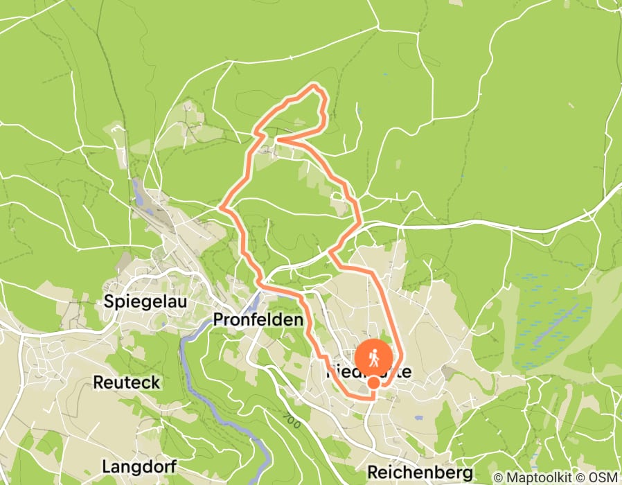 Karte der Tour