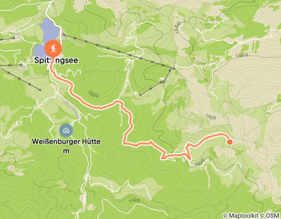 Karte der Tour