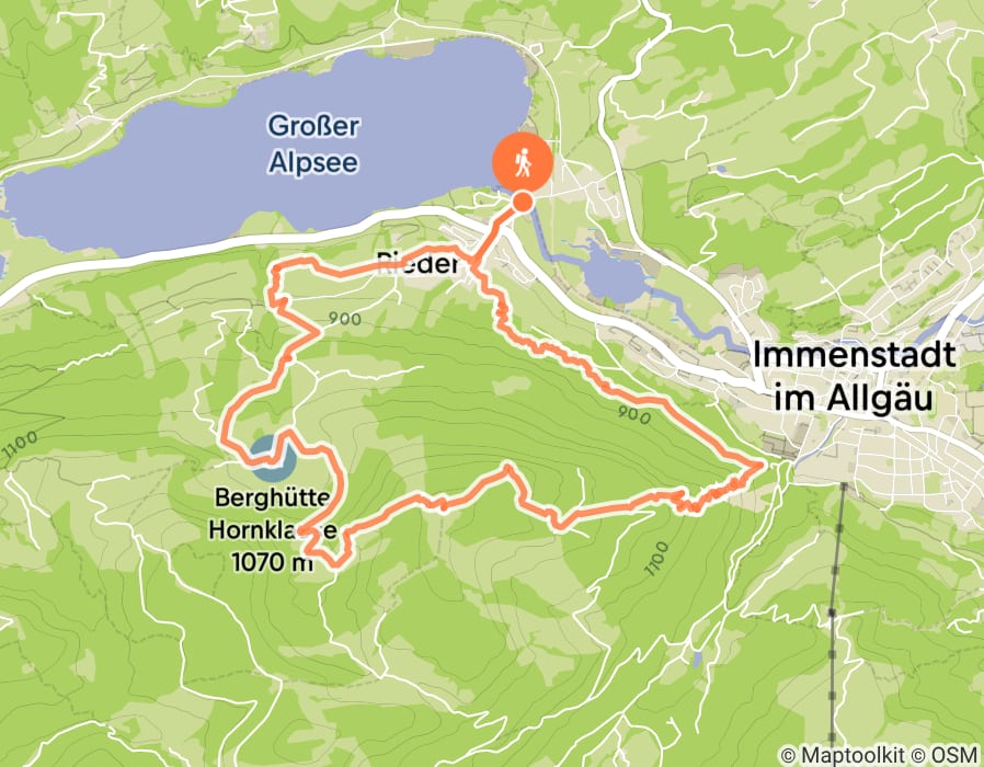 Karte der Tour