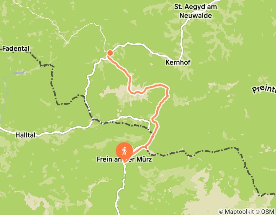 Karte der Tour
