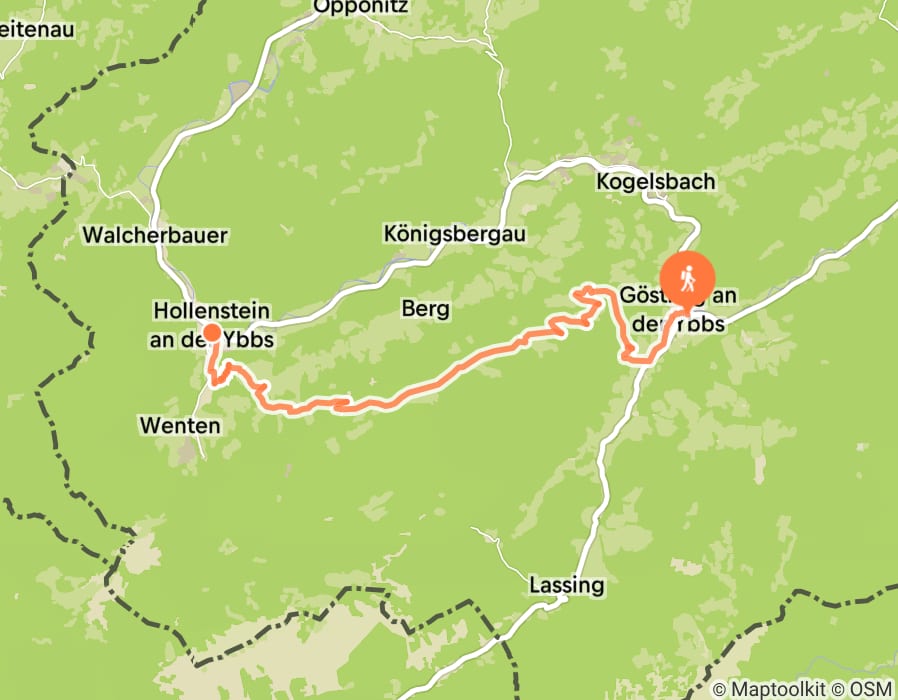Karte der Tour