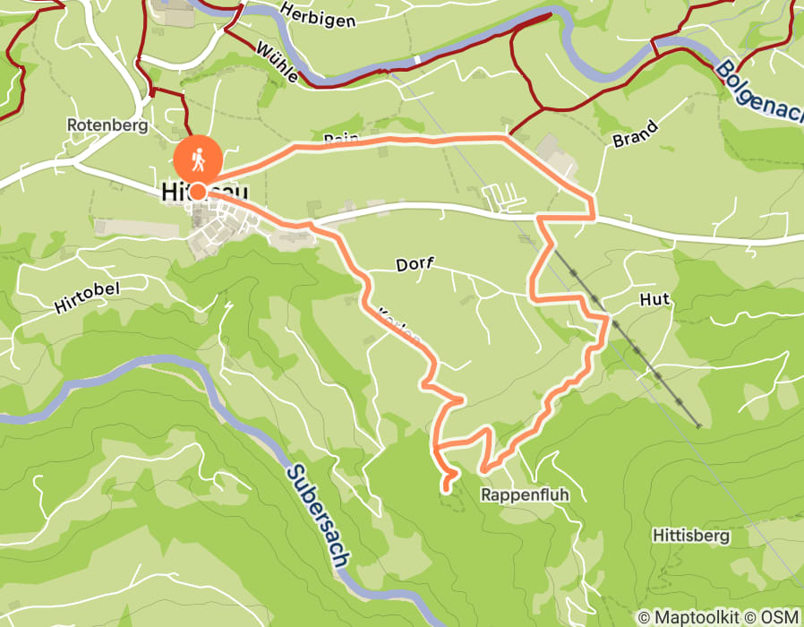Karte der Tour