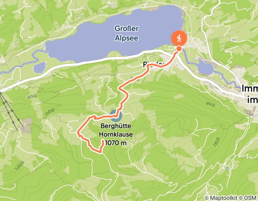 Karte der Tour
