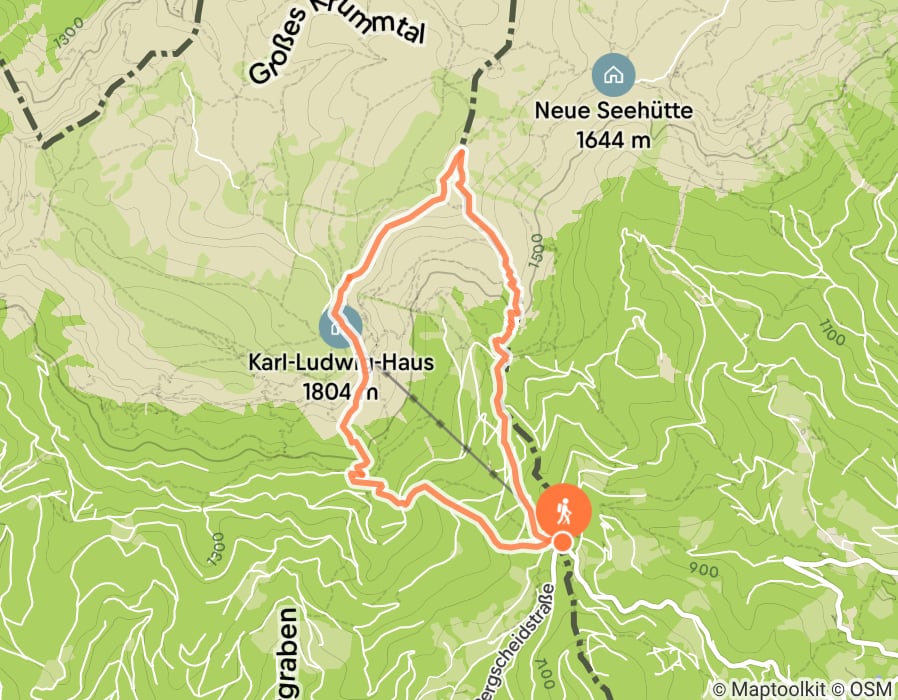 Karte der Tour