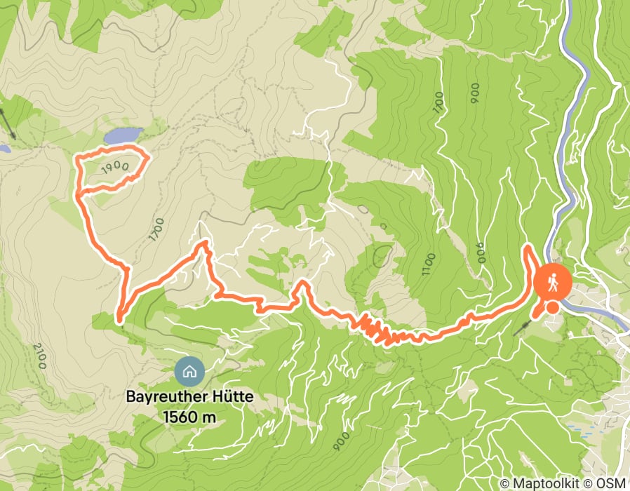 Karte der Tour