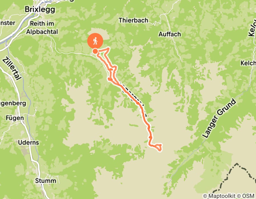 Karte der Tour