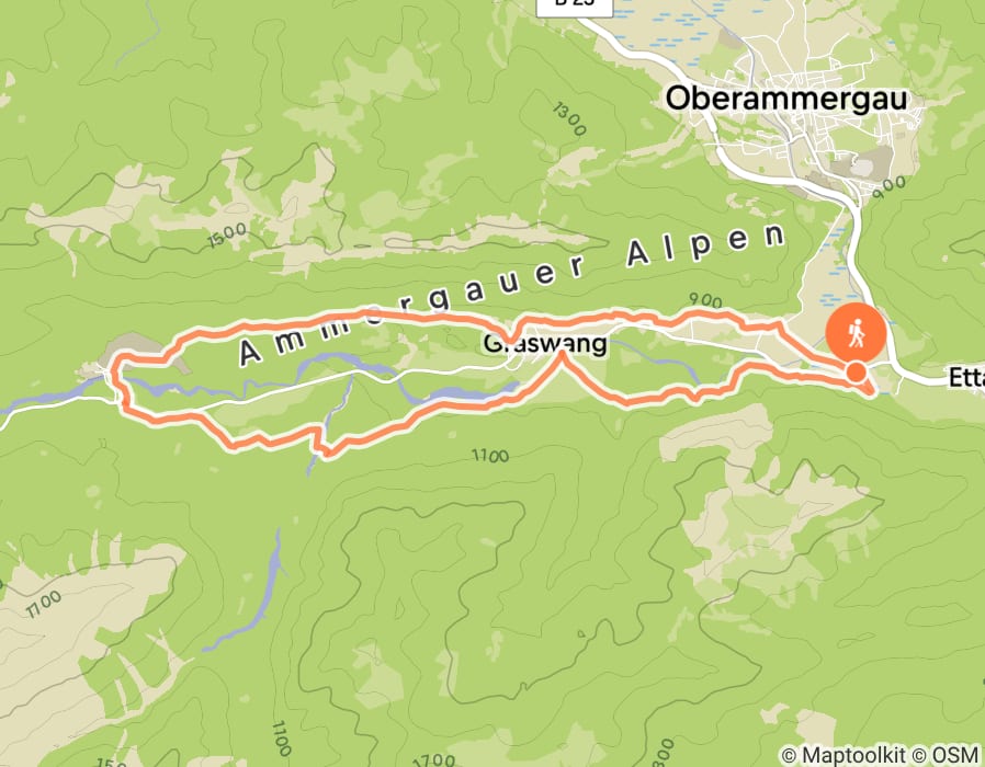 Karte der Tour