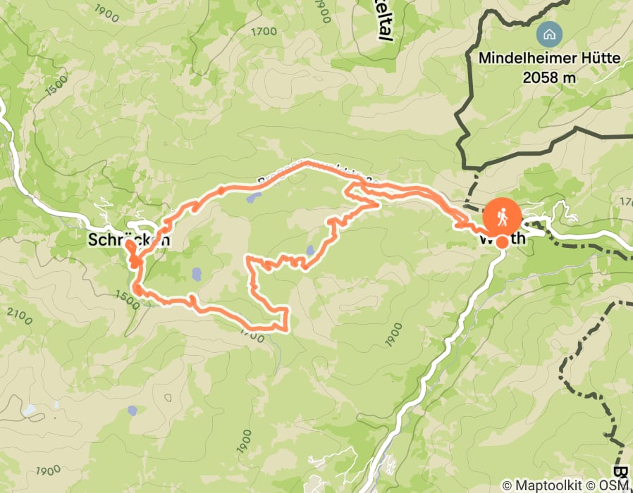 Karte der Tour