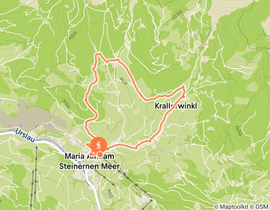 Karte der Tour