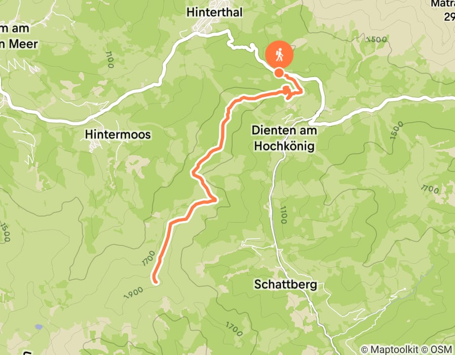Karte der Tour