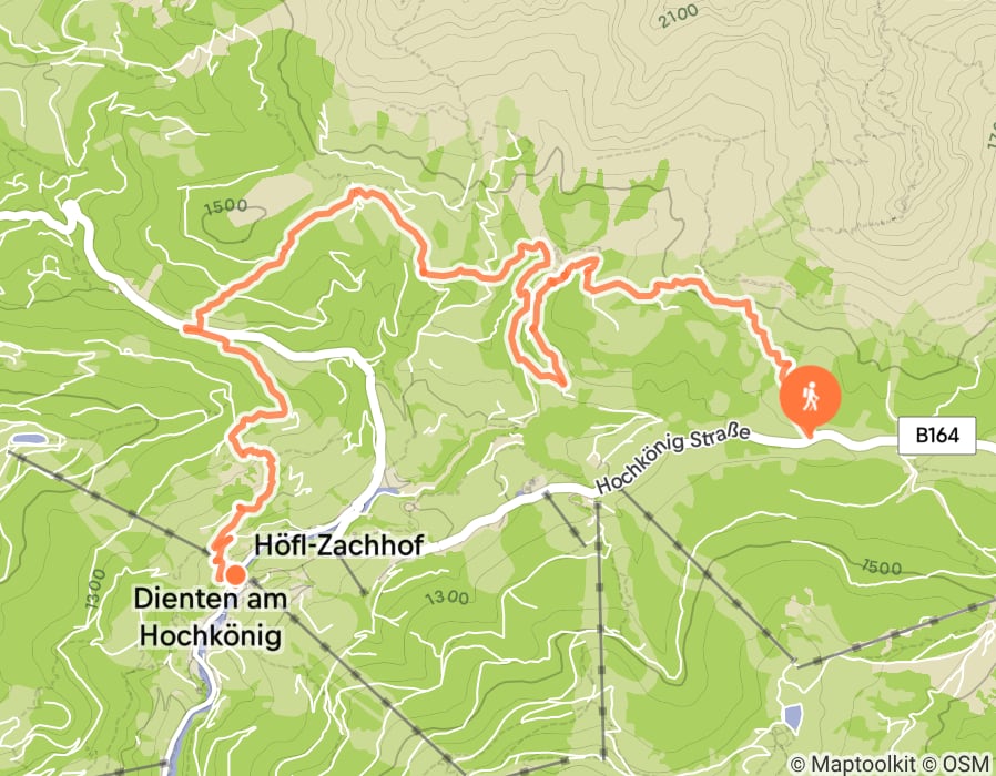 Karte der Tour