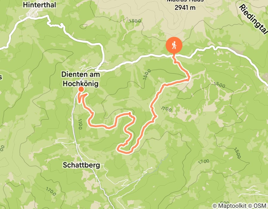Karte der Tour