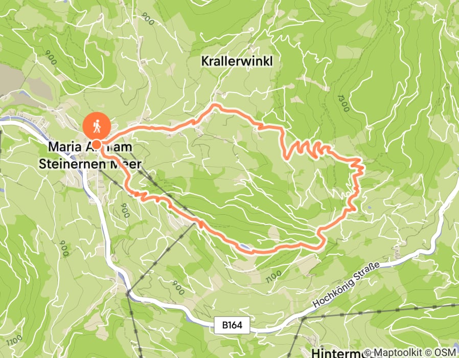 Karte der Tour