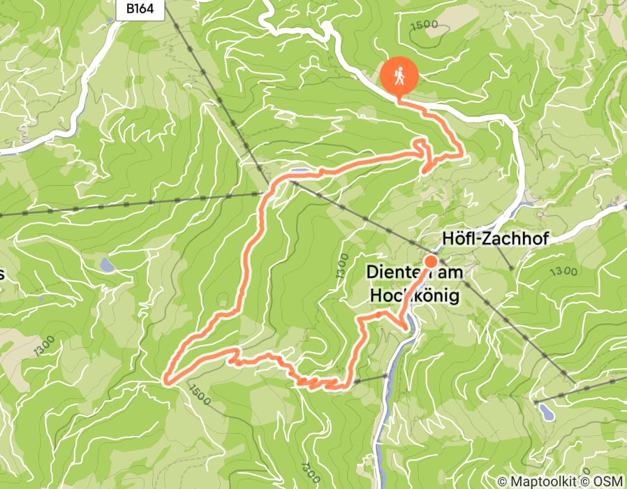 Karte der Tour