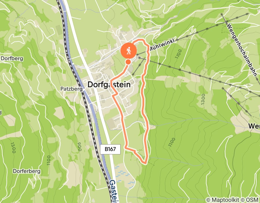 Karte der Tour
