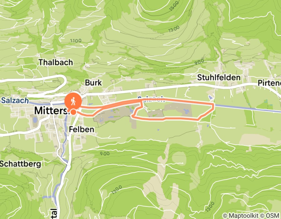Karte der Tour