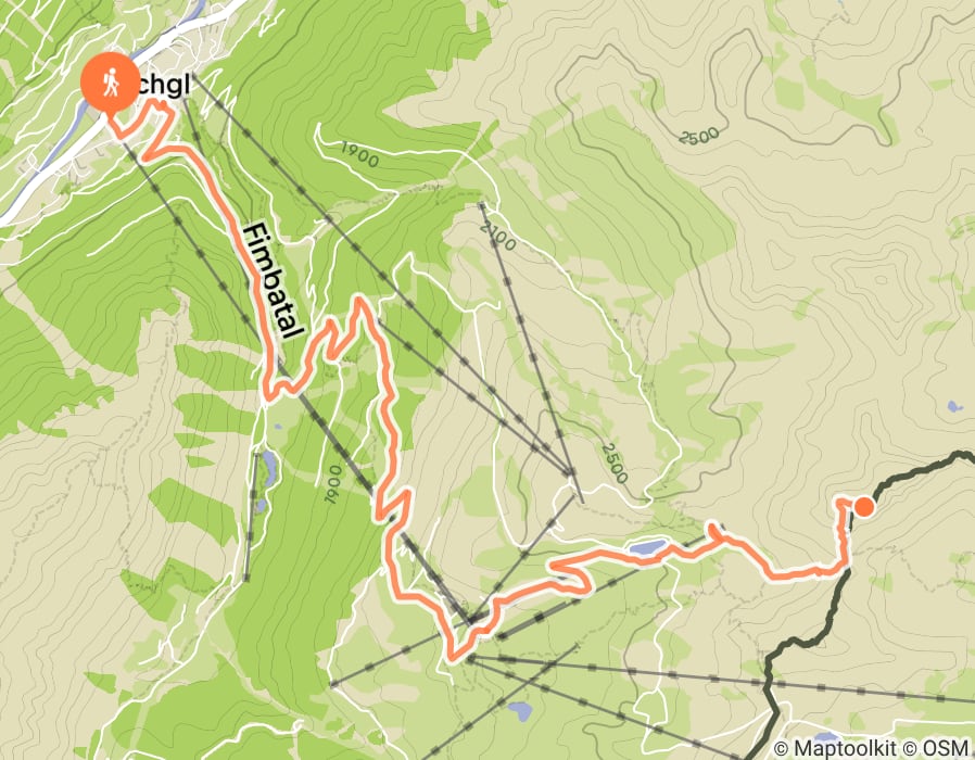 Karte der Tour