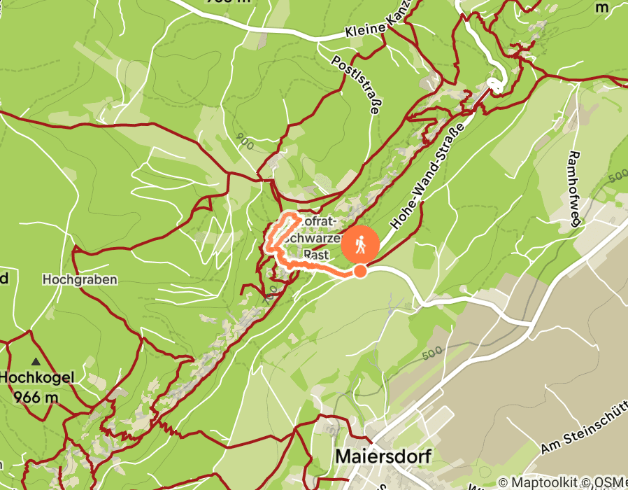 Karte der Tour