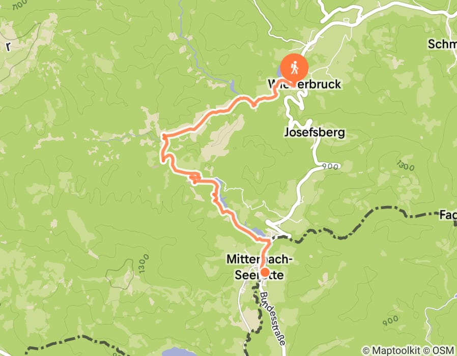 Karte der Tour