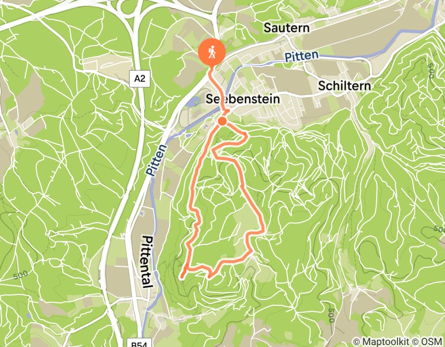 Karte der Tour