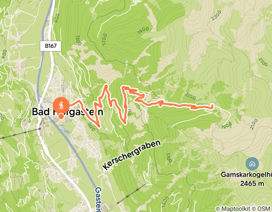 Karte der Tour