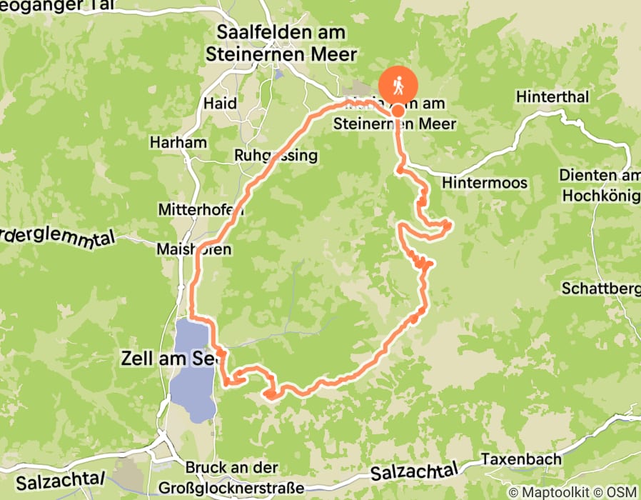 Karte der Tour